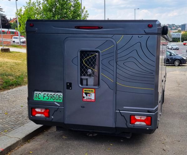 China seen in Prague, Czech Republic. Photo taken on 05.07.2025. My first ever Chinese license plate. On the other hand, it wasn't a big surprise, since I didn't spot it randomly. 苏 = Xuzhou Prefectural City. Nevertheless, it is very rare to see China in Europe. This is about 9000-10000km from home. Also, this green license plate is for electric vehicles.