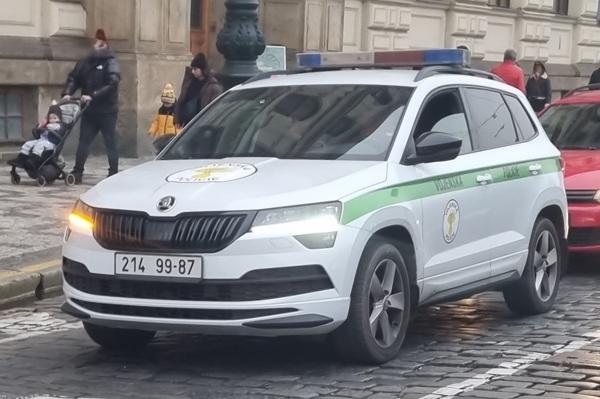 Czech Republic military plate spotted in Prague, Czech Republic. Photo taken on 15.11.2025.
