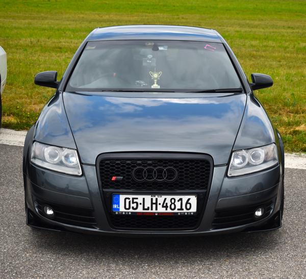 Louth, Ireland spotted in Dolný Hričov, Slovakia. Photo taken on 28.06.2025. Remade in german font.