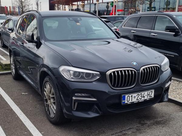 Kosovo spotted in Parndorf, Austria. 01 = Pristina. Photo taken on 06.12.2025.