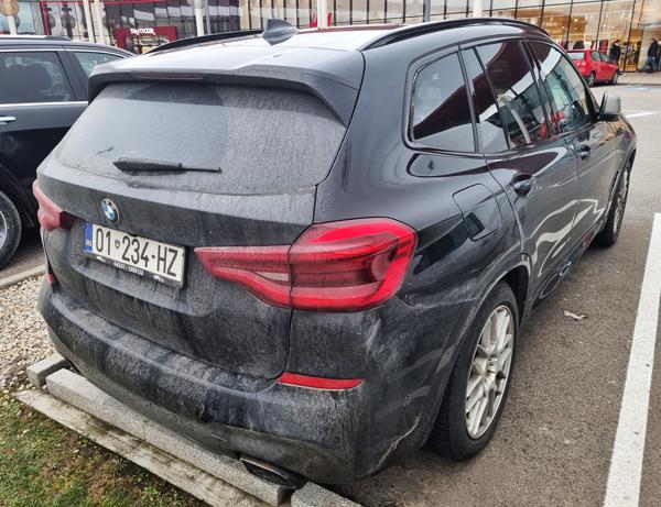 Kosovo spotted in Parndorf, Austria. 01 = Pristina. Photo taken on 06.12.2025.