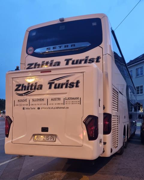 Kosovo spotted in Ljubljana, Slovenia. 01 = Pristina. Photo taken on 26.07.2025.