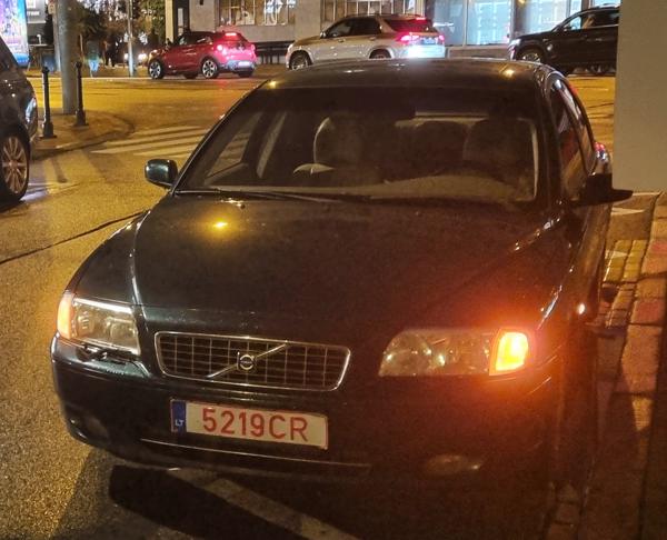 Lithuania transit plate spotted in Bratislava, Slovakia. Photo taken on 27.10.2025.